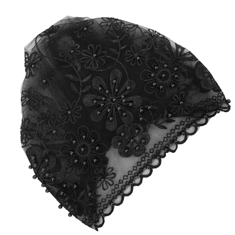 Turban Fashionable Beautiful Unique Retractable Muslim Embroidered Beading Female Hat