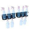 JINGCHENGMEI 2Pcs of 3 Spray Bottles Holder, Steel Wall Mount