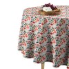 Fabric Textile Products Round Tablecloth, 100% Milliken Polyester, Machine Washable,