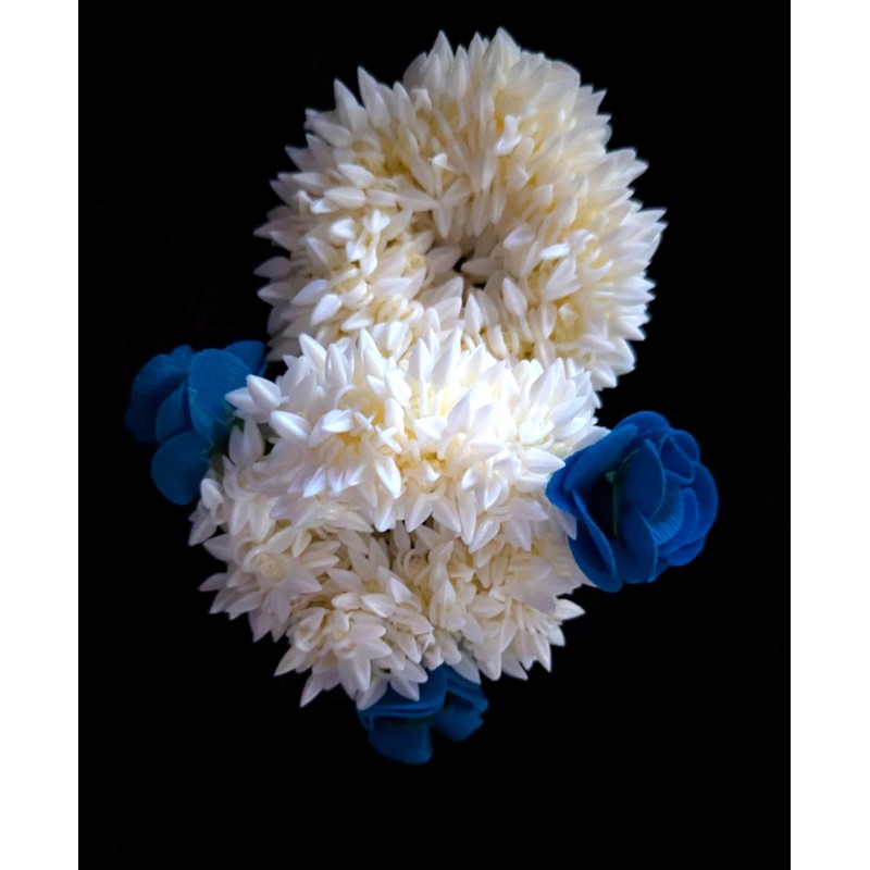 Pretty Charming Artificial Jasmine Flower Hair Bands for Wedding, White