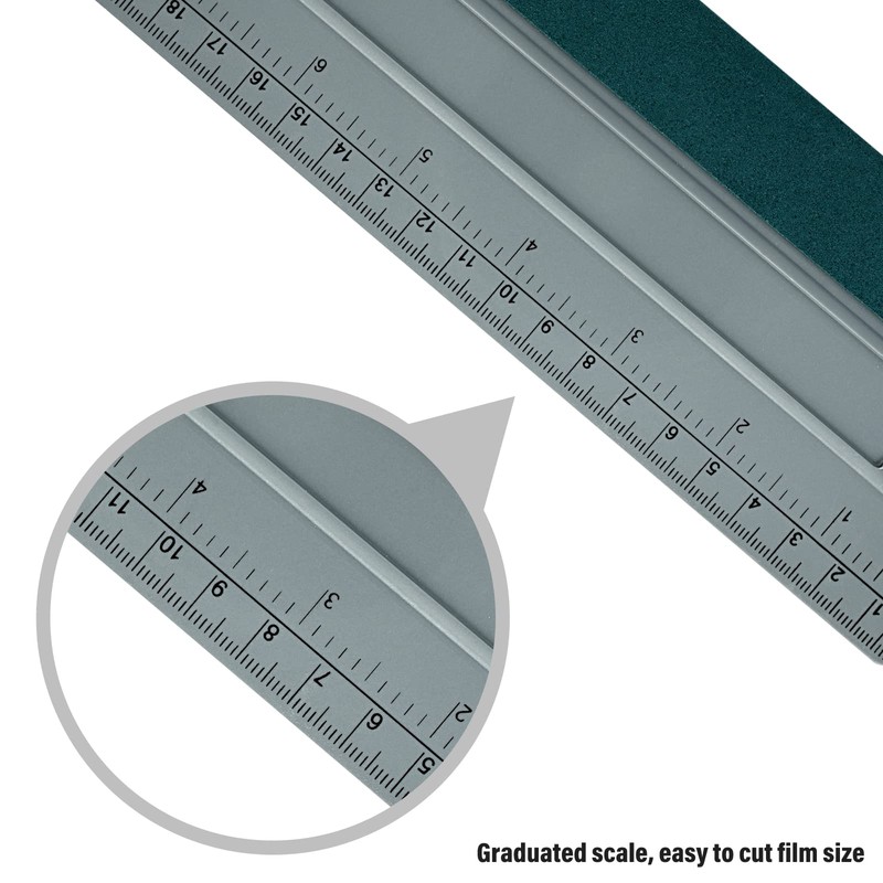 FOSHIO 12 Inch Felt Squeegee for Vinyl wtih Ruler 30CM