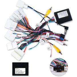 NHOPEEW JBL Harness Adapter for Toyota Car Stereo - 16 PIN Wiring Harness Power Cable - Plug and Play Power Cable for Toyota 4Runner Camry Corolla Prius RAV4 Tacoma with Canbus