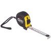 TAJIMA G9P50MY Shock-Resistant Tape Measure, Black, 5 m x 25