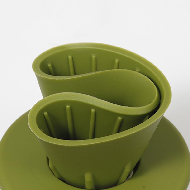 2Pcs Coffee Drippers, Collapsible Pour Over Coffee Makers Portable Cone