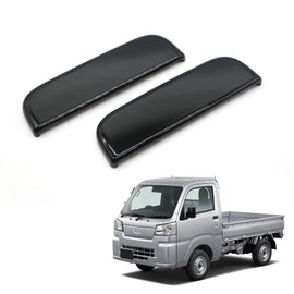Kasinfly Side Door Handle Protector Anti-Scratch Cover for Hijet Truck Scratch Concealment Door Knob Guard Light Truck Exclusive for Hijet S500P S510P Outdoor Door Parts Bar 2-Piece Black