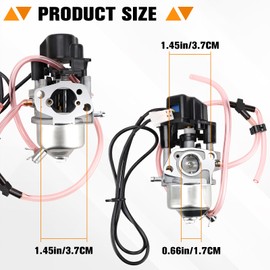 Carburetor for Predator 3500 Watts Inverter Generator 63584/Honda EU3000i Generator Replace 16100ZL0D66 16100ZL0D65 16100Z0VD12