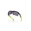 Oakley Youth OJ9013 Capacitor Rectangular Sunglasses, Polished Black/Prizm Grey, 63