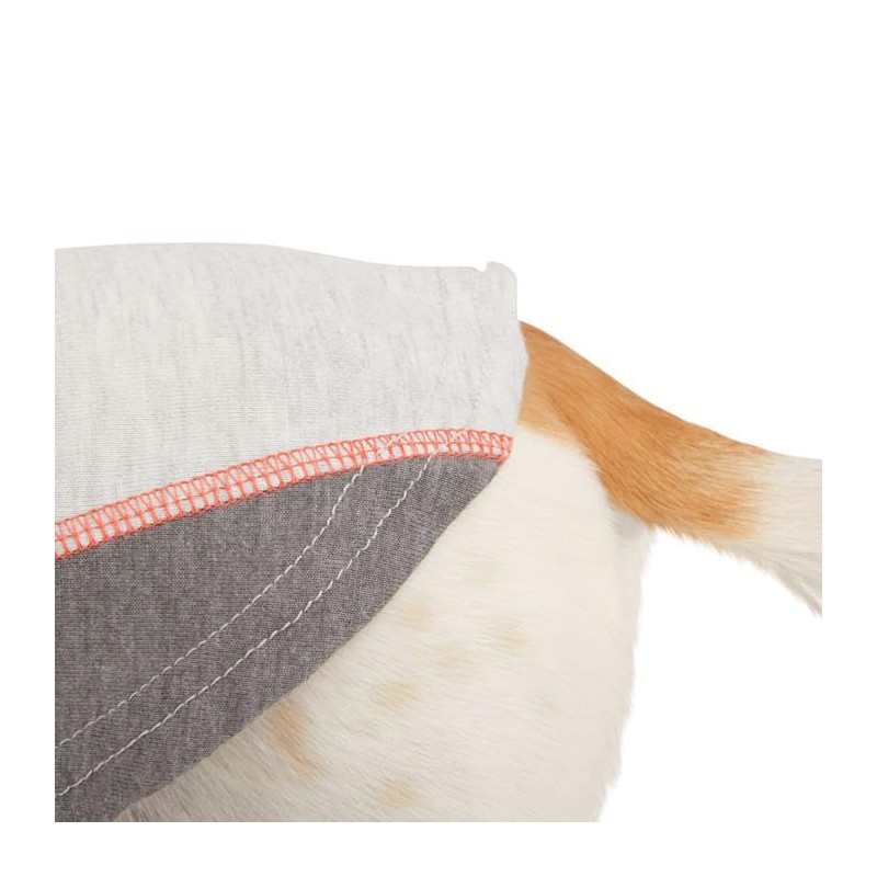 Reddy Grey Cooling Tonal Dog Tee, X-Small