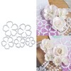 XMZZMX Patchwork Five-Petal Flower Metal Cutting Dies for Card Making,