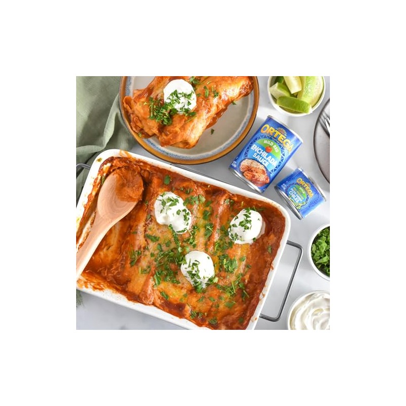 Ortega Enchilada Sauce, Red Chili, 10 Ounce (Pack of 12)