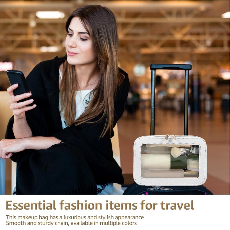 Clear Cosmetic Case - Cosmetic Case with Zipper | Clear