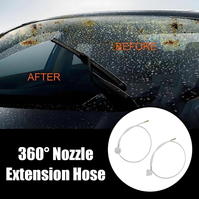 2Pcs 360 Degrees Aerosol Spray Nozzle Set, 19.69 Inch Extension