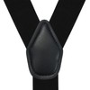 AmazingSky Men's 2" Wide Y-Back Adjustable Elastic Button End Suspenders,Tuxedo