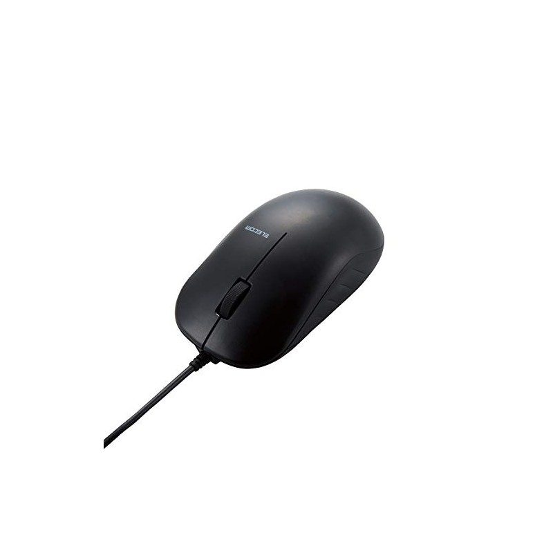 Elecom M-K7UBBK/RS Wired Mouse, OMRON 10 Million Times High Durability