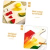 DOITOOL 5Pcs Unfinished Wood Cutting Board Smooth Craft Wood Blanks