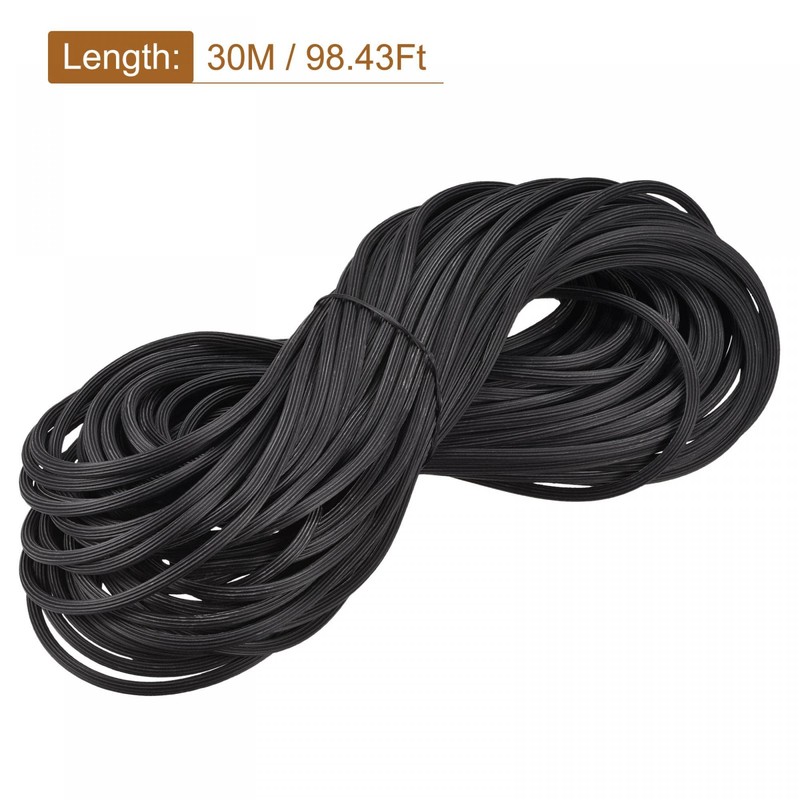 sourcing map Screen Spline, 30M/98.43Ft Length PVC Sealing Strip Window