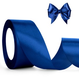 Royal Blue Ribbon Satin Ribbon 1.5" Wide Navy Blue Ribbon for Gift Wrapping 25 Yards Navy Ribbon Blue Satin Ribbon Gift Wrap Ribbon Blue Dark Blue Ribbon Blue Christmas Ribbon Wide Blue Ribbon