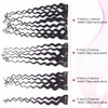 Fulang Hair Kinky Curly Clip-In Real Hair Extensions, 55 cm,