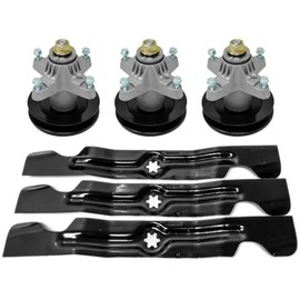 EPR Spindle Blade Kit for Cub Cadet MTD Troy Bilt 50" Deck RZT 50 LT1050 618-04126A 918-04126 942-04053