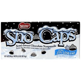 Sno Caps Semi-Sweet Chocolate Nonpareils (Pack of 5) 3.1 oz Theater Boxes