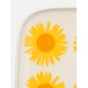 Marimekko Auringonkukka Plate Women's 52_1_52239472289 F White x Yellow