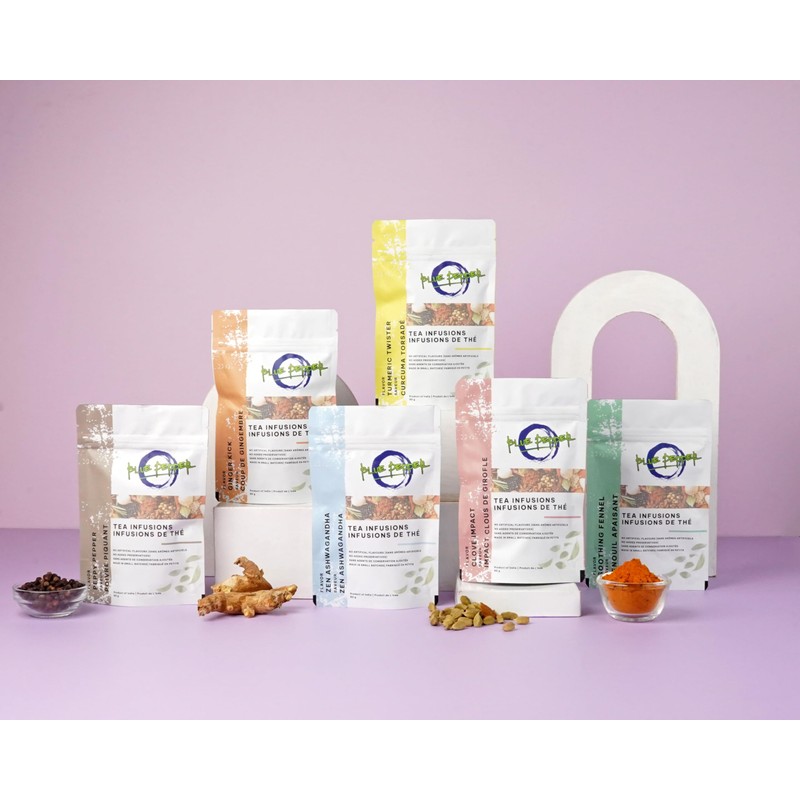 Blue Pepper Ginger Kick Tea Infusion Blend - Premium Ginger