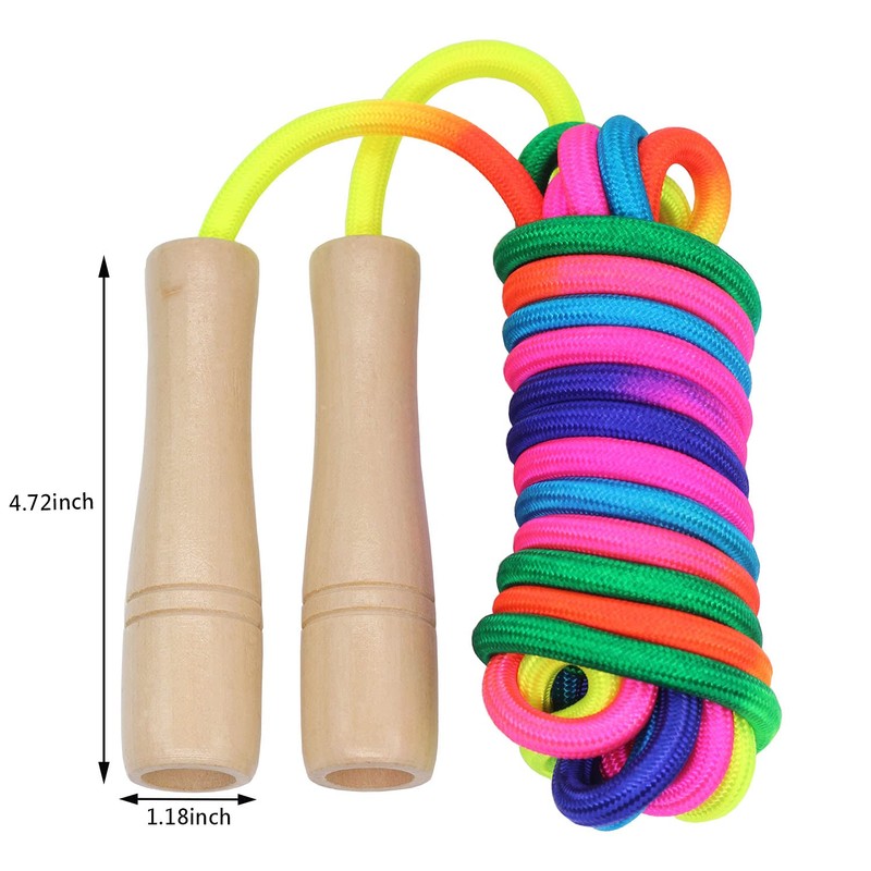 16 FT Long Jump Rope for Kids, 2 Pack Adjustable