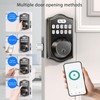 keyless Entry Door Lock deadbolt with Handle Set- Front Door