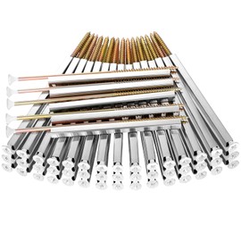 Otoolling 50 Pcs 7'' Gutter Screws with Square Metal Ferrule Durable Gutter Nails and Spikes Easy-to-Install Secure Gutters Fasteners for Sagging Gutters and Maintenance (White)