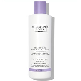 Christophe Robin Shade Variation Baby Blonde Toning Shampoo with Florentina Iris, Neutralizes Brassy, Yellow Tones for Blonde, Bleached, Silver, Highlighted Hair 250ml