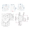 Gravity Water Inlet, White Gravity Freshwater Inlet, Leak-proof Hatch Filler