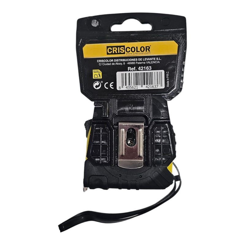 CrisColor Professional 5M Self Closing Tape Measure Metric & Inch