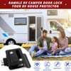 2 Pack RV Door Locks for Travel Trailers with Paddle