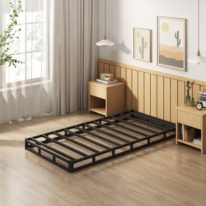 EMODA 5 Inch Twin Box Spring Bed Base, 1500 lbs