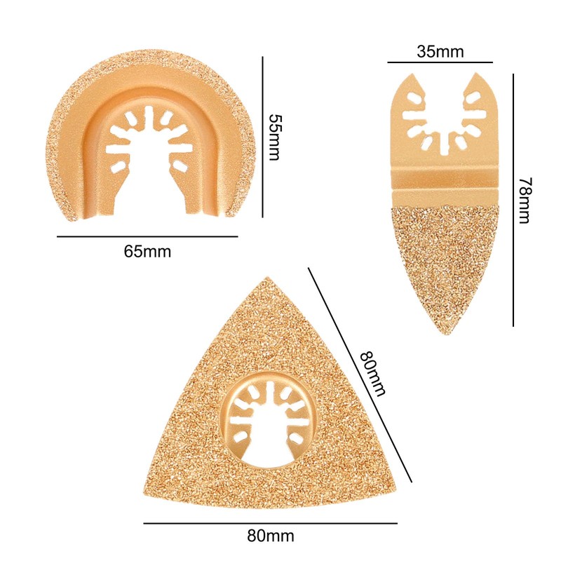 COZERI Multitool Tool Saw Blades, Pack of 4 Multifunctional Tool