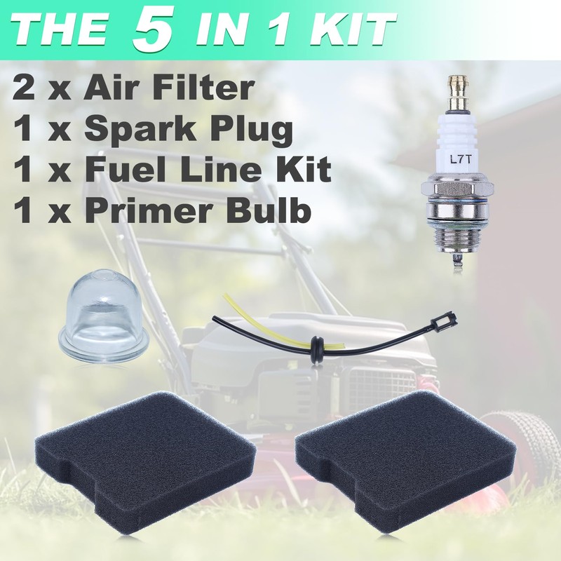 Adefol 110132179 Air Filter Tune Up Kit for Husqvarna 145BF