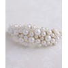 VINGTAINE H7080 Curve Line Volume Pearl Barrette Simple Hair Clip