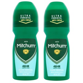 Mitchum (Pack Of 2) Clean Control Roll-On For Men X 100 ml