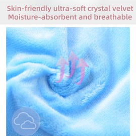 DURASIKO Universal Crutch Armpit Pillow Crutch Pad Handle Cover Comfortable Breathable Crystal Velvet Outer Surface Silk Cotton Inner Filling Moisture and Sweat Absorbing Crutch Accessories 2PCS