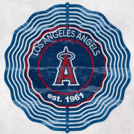 Handmade Los Angeles Angels 10" Wind Spinner