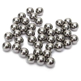 QZsteelball 600pcs 7/16inch Steel Ball Slingshot Ammo 11.11mm Precision Steel Bearing Balls