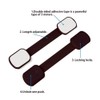 8 Pack Brown Child Safety Cabinet Locks - Viaky Adjustable