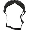 MotoFrames Vulcan Padded Shatterproof Anti-Fog Motorcycle Goggles Black Frames w/Yellow