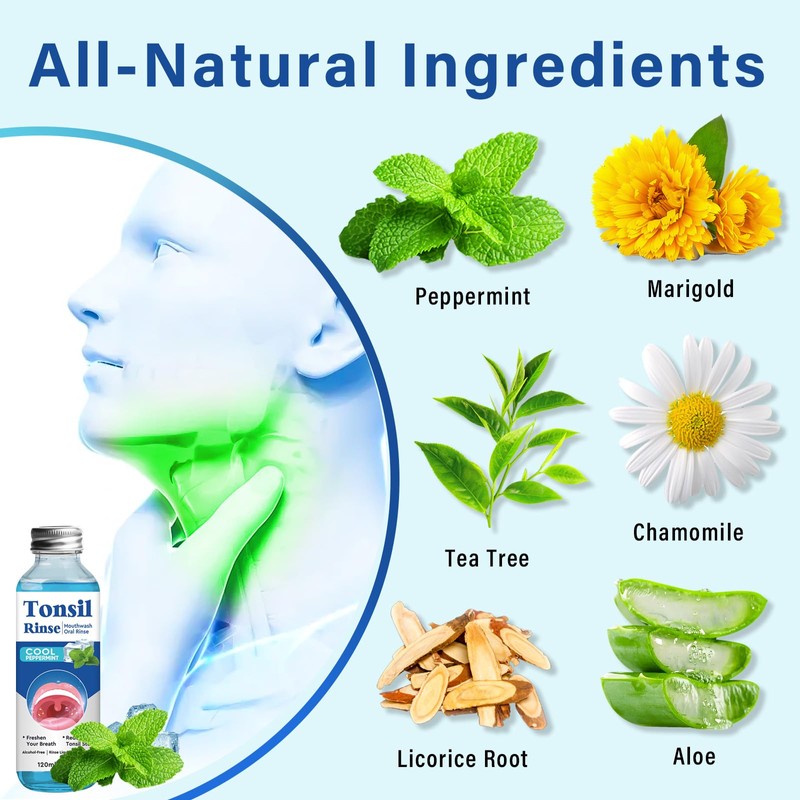 Tonsil Stone Remover, Tonsil Stone Care Mouthwash to Help Freshen