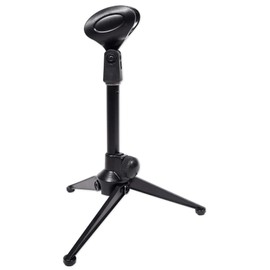 Rockville RDTS Adjustable Height Studio Desktop Tripod Microphone Stand, Metal Build, Foldable Design, Mic Clip and Adapter Included, Perfect for Podcasting and Streaming