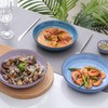 Selamica Porcelain 26 Ounce Salad Pasta Bowls, 8 inch Wide