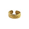 Positiva Jewelry Waterproof Gold Ring for Women Made of 18k