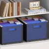 2 Pack Hanging File Organizer, File Folder Organizer Box Filing