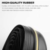 Papillon Garage Door Bottom Seal Strip, Weatherproof EPDM Rubber Threshold,
