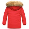 CREATMO US Boys Long Stylish Winter Outdoor Coats Heavyweight Sherpa